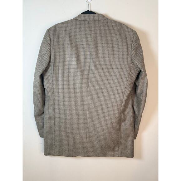 Robert Stock Men's Suitcoat Size 46R Silk Wool Blend - Picture 2 of 9